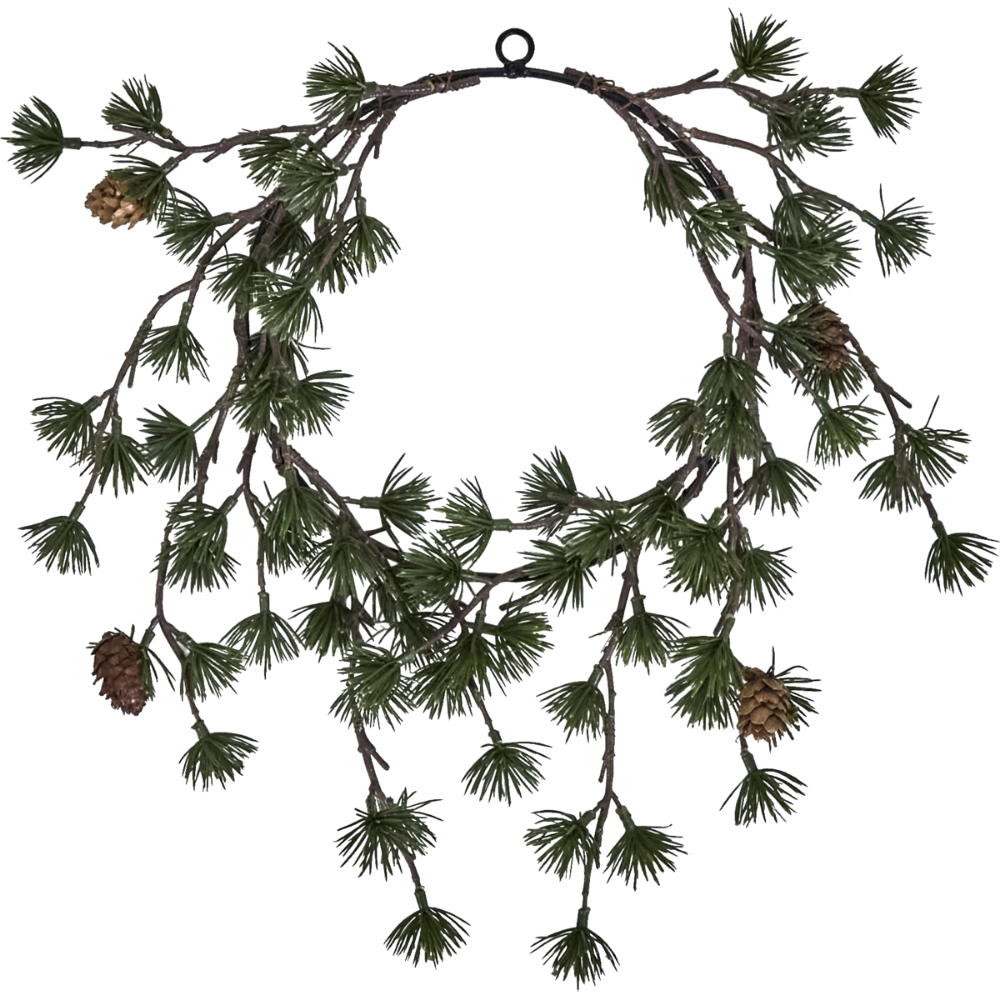 House Doctor Zelený vánoční věnec Torch 30 cm House Doctor