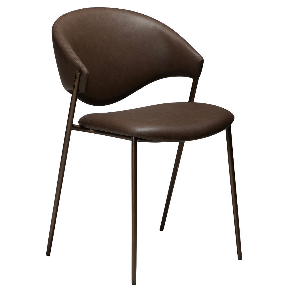 ​​​​​Dan-Form Hnědá koženková jídelní židle DAN-FORM Zone ​​​​​Dan-Form