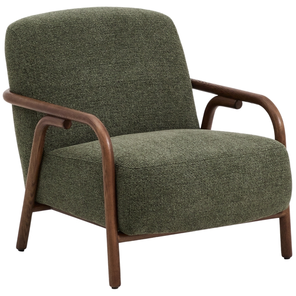 Kave Home Zelené čalouněné křeslo Sylo Kave Home