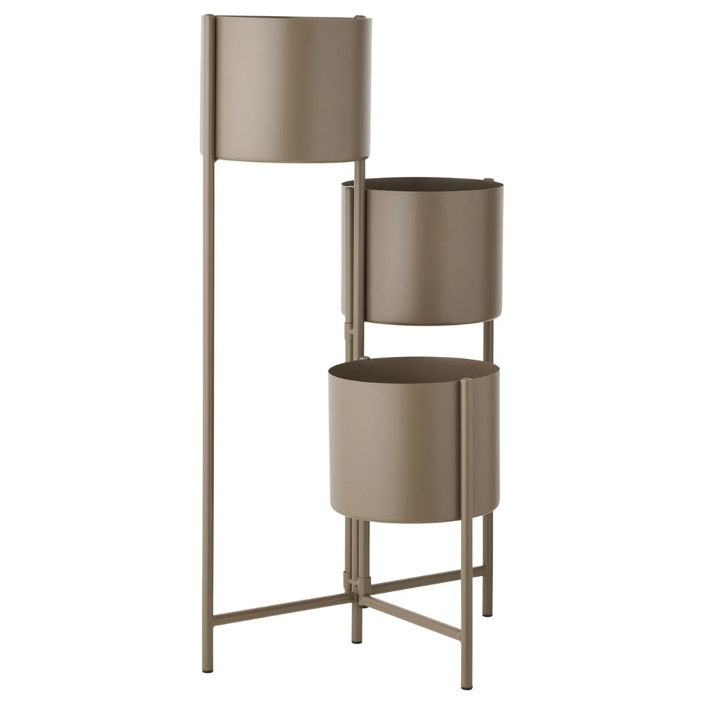 Nordic Living Hnědý kovový květináč Jax Ø 23 cm Nordic Living