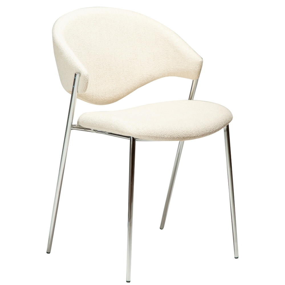 ​​​​​Dan-Form Krémově bílá bouclé jídelní židle DAN-FORM Zone ​​​​​Dan-Form