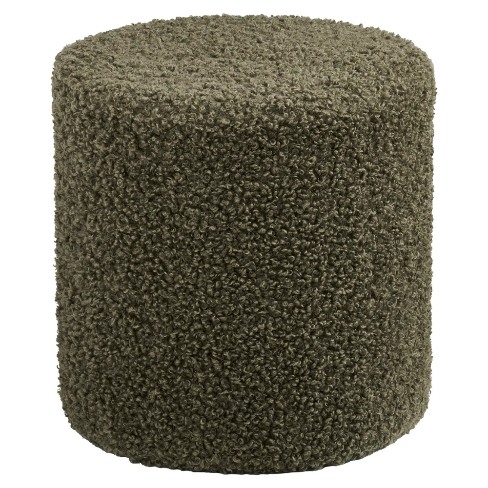 Nordic Living Zelený taburet Ejby 34 cm Nordic Living