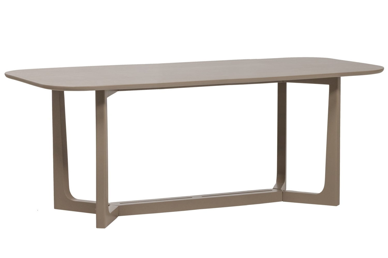 WOOOD Šedobéžový dřevěný jídelní stůl Ferion 180 x 90 cm WOOOD