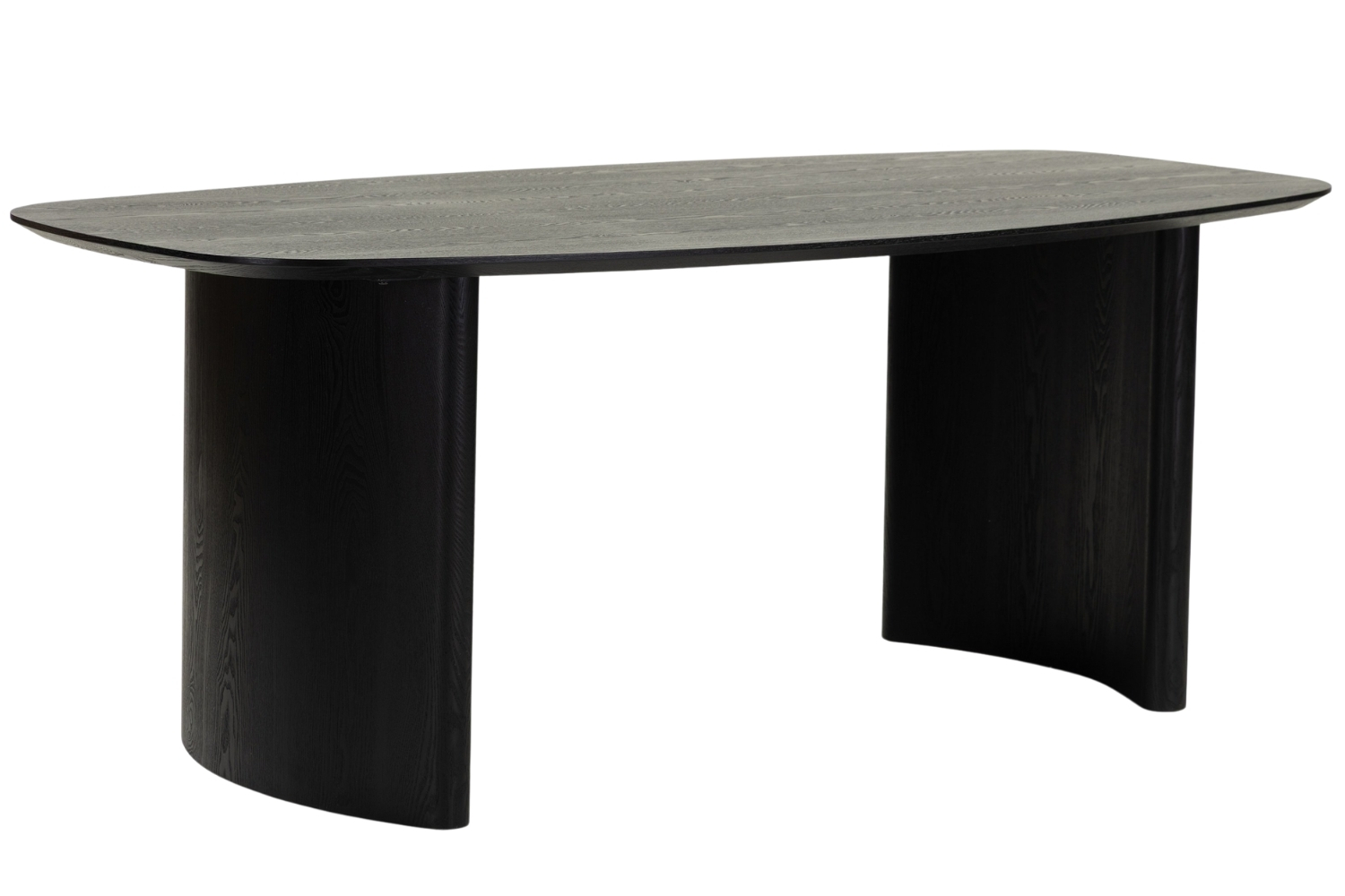 Nova Nook Černý dřevěný jídelní stůl Maris 200 x 100 cm Nova Nook