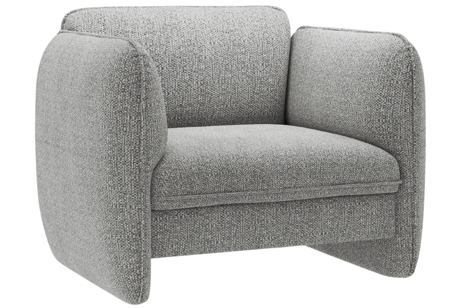 Micadoni Šedé křeslo Georgia Micadoni