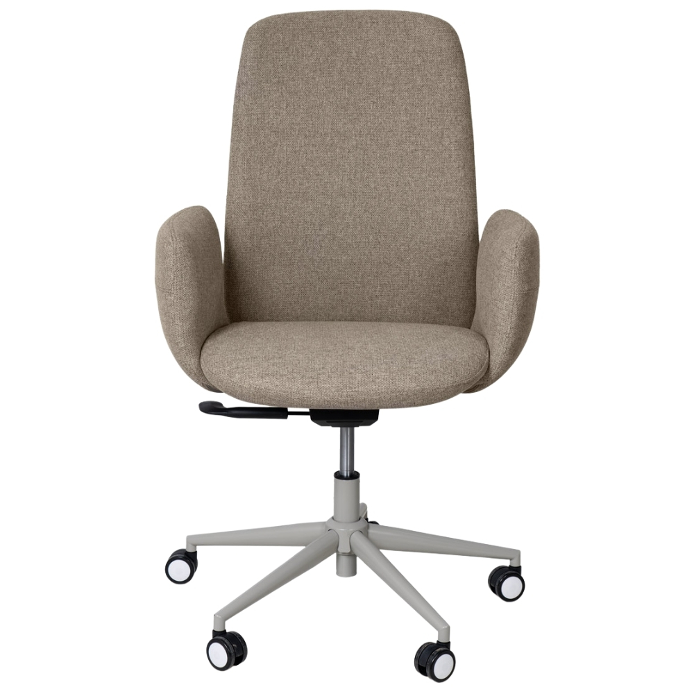 Somcasa Šedohnědá kancelářská židle British Somcasa