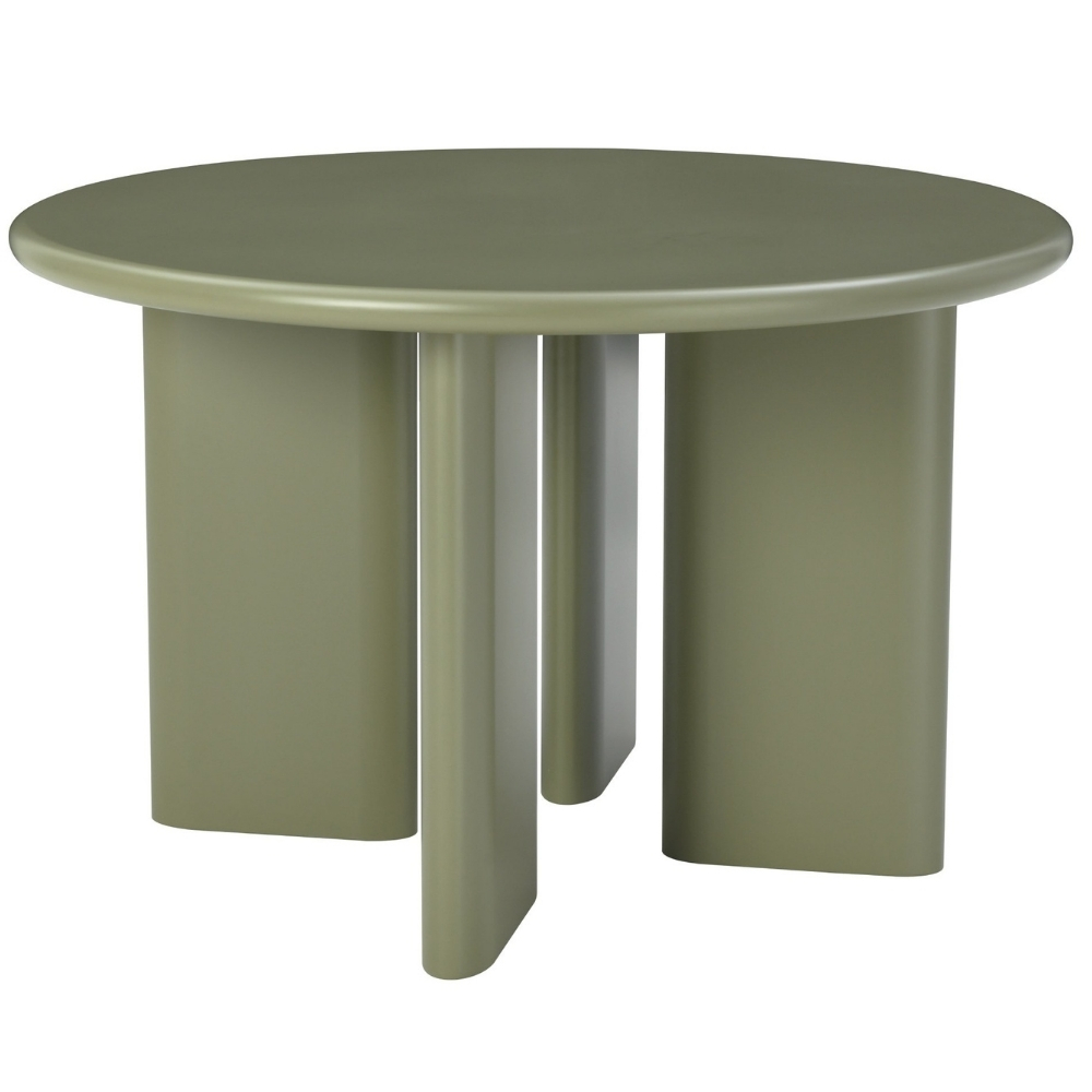 Nova Nook Zelený jídelní stůl Moliq 120 cm Nova Nook