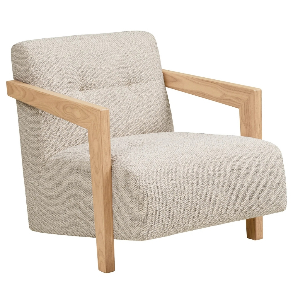 Nordic Living Béžové křeslo Carocas Nordic Living