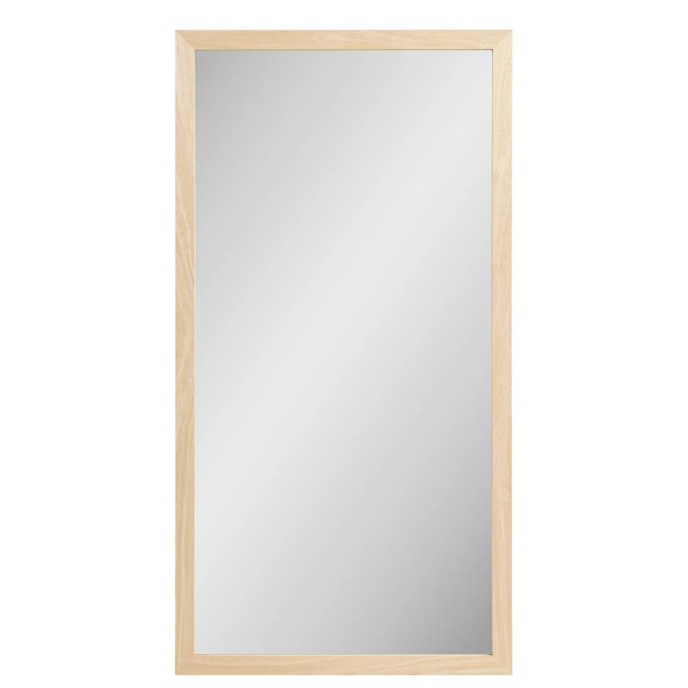 Nordic Living Dřevěné závěsné zrcadlo Scottsyard 75 x 45 cm Nordic Living