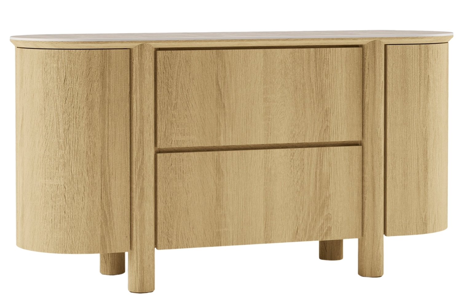 Nova Nook Dubová komoda Cecile 160 x 48 cm Nova Nook