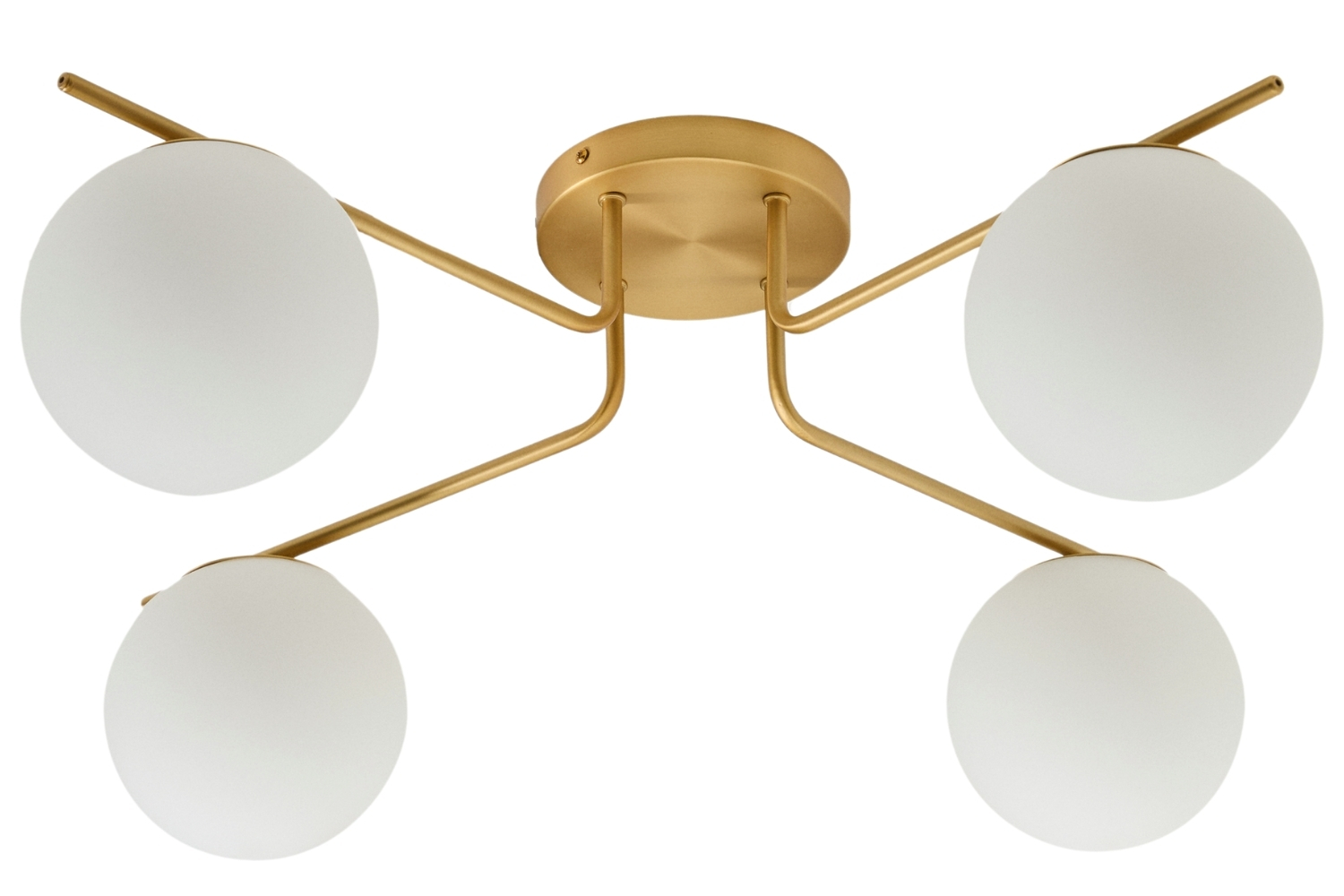 Kave Home Zlaté kovové stropní světlo Brisia 80 cm Kave Home