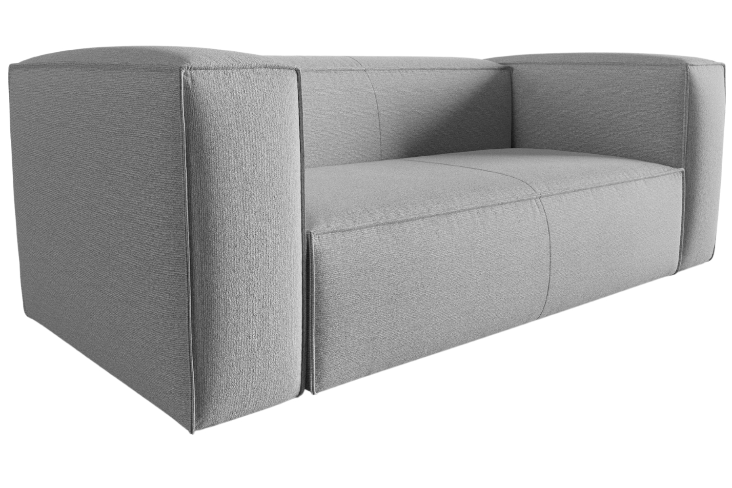 Cosmopolitan Design Šedá dvoumístná pohovka Mackay 150 cm Cosmopolitan Design