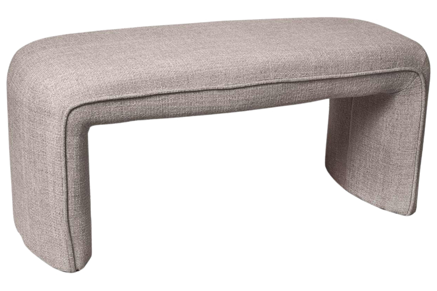 Somcasa Hnědošedá lavice Catania 100 cm Somcasa