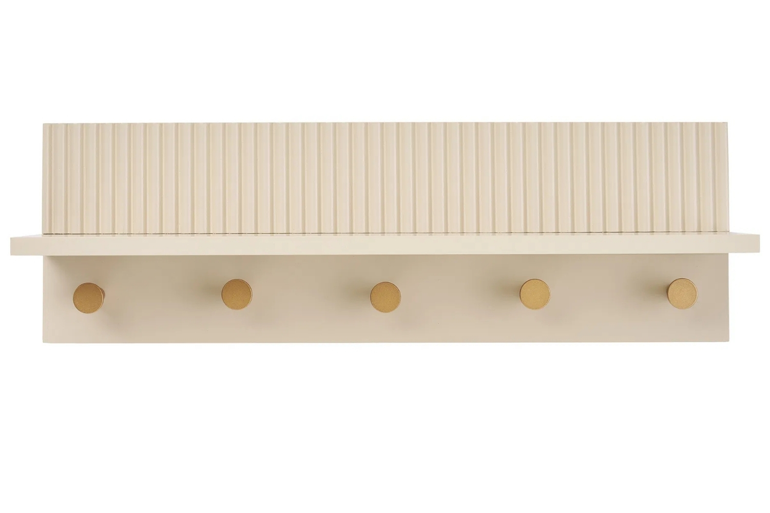 Nordic Living Béžový nástěnný věšák Rokka 50 cm Nordic Living