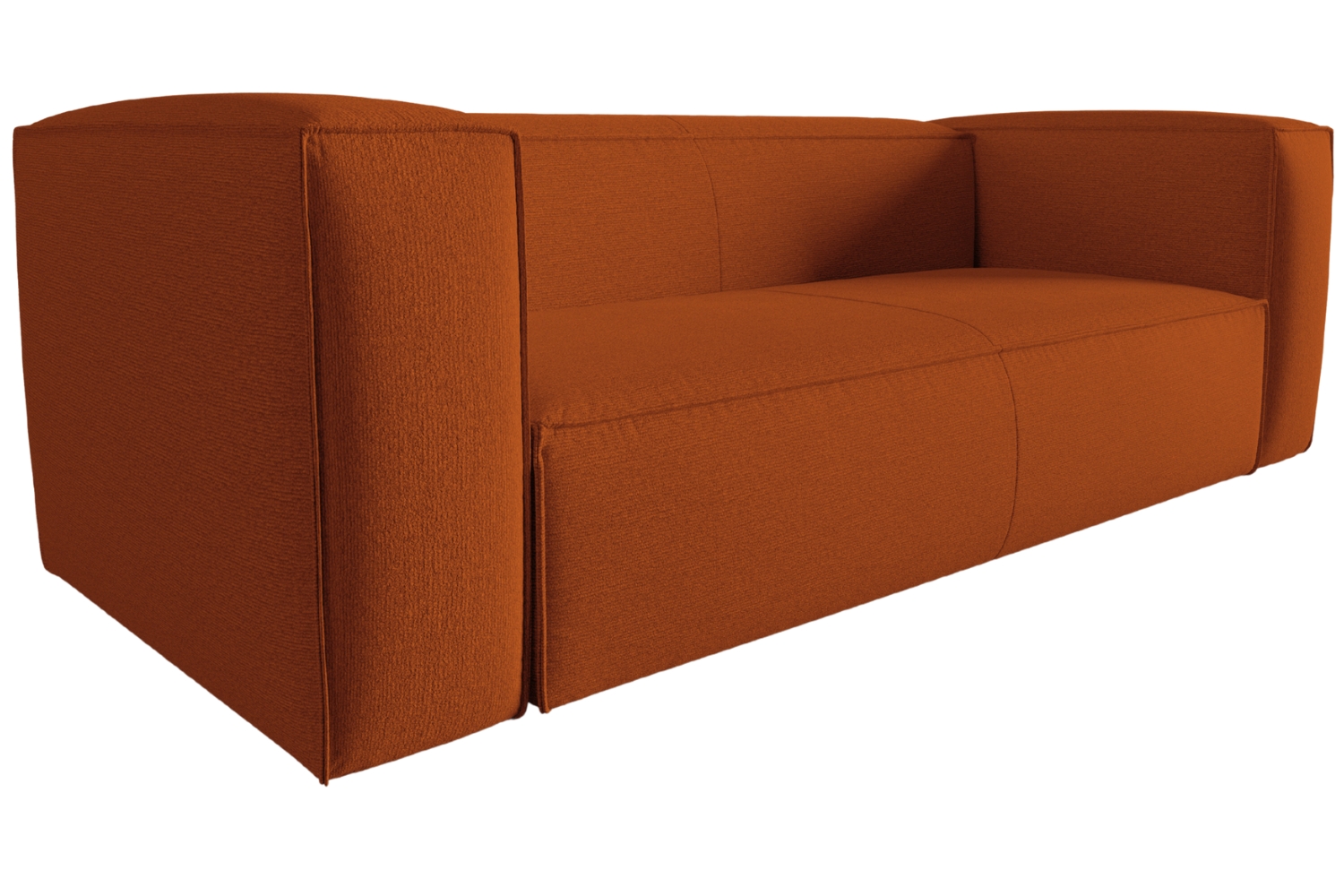 Cosmopolitan Design Terakotově oranžová trojmístná pohovka Mackay 200 cm Cosmopolitan Design