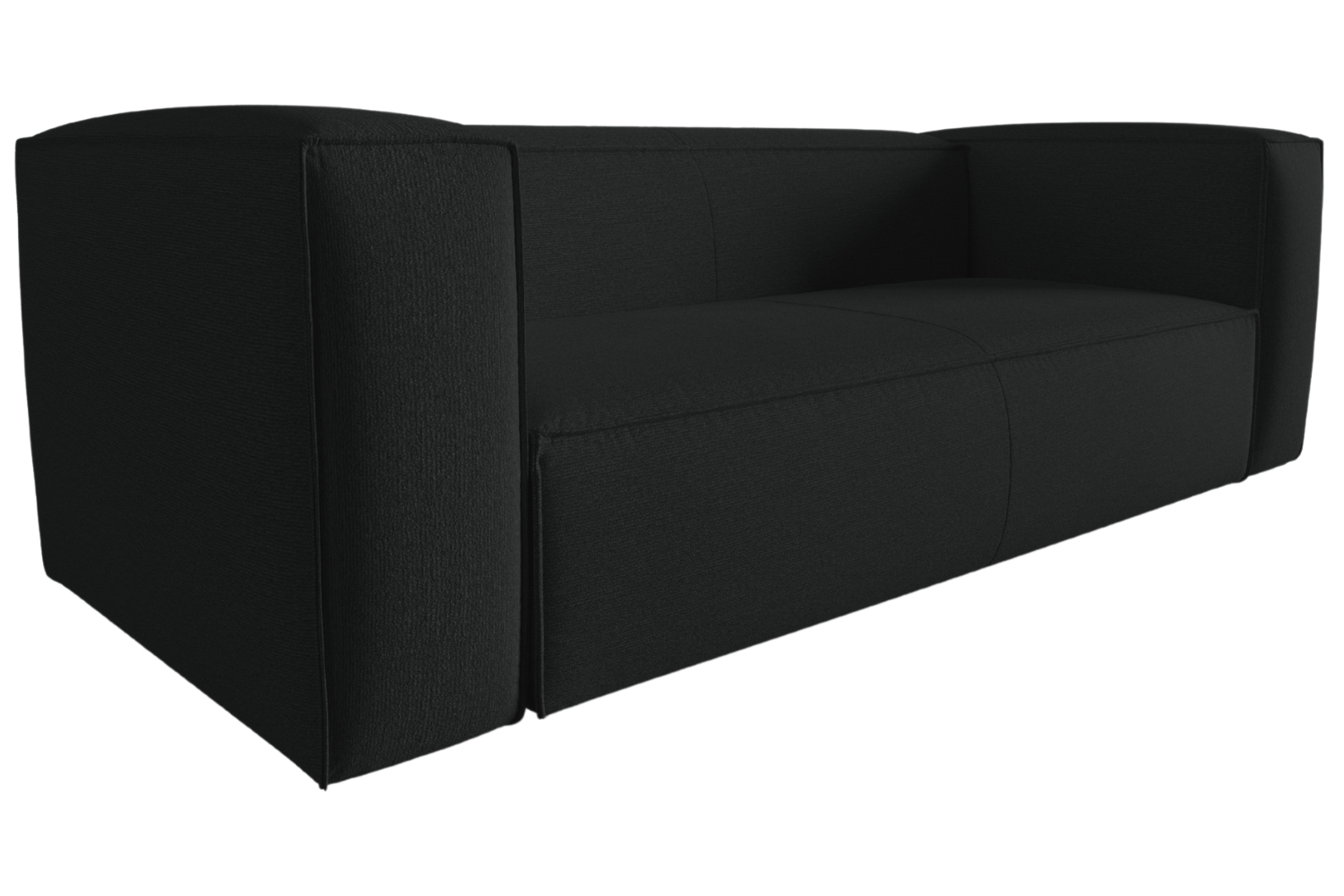 Cosmopolitan Design Antracitově šedá trojmístná pohovka Mackay 200 cm Cosmopolitan Design