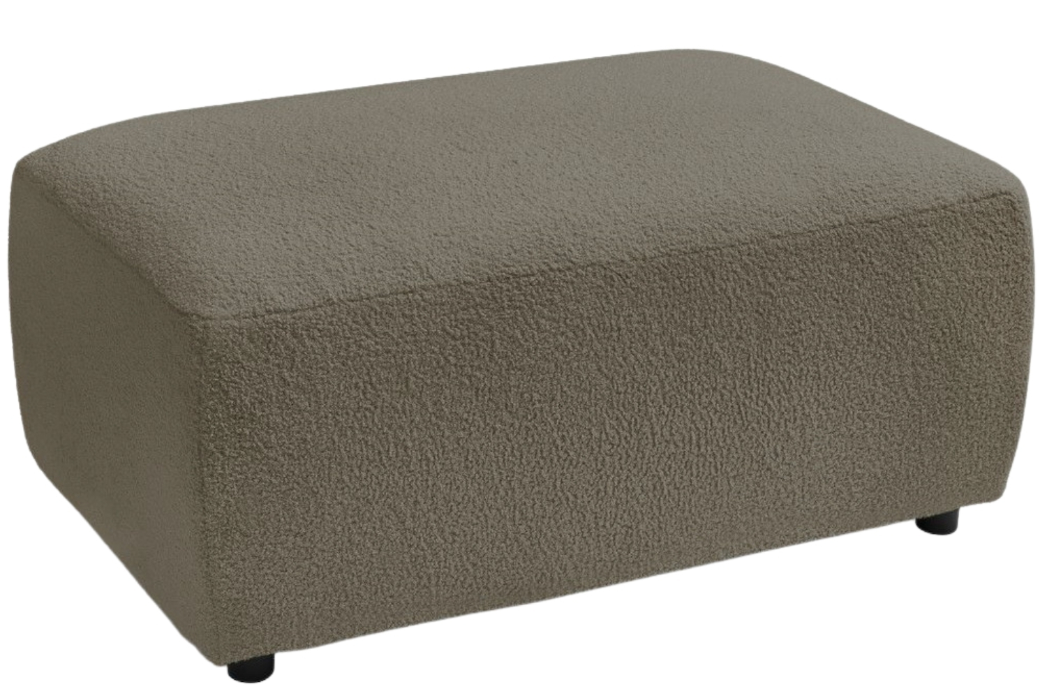 Bobochic Paris Hnědá bouclé podnožka Envy 100 x 70 cm Bobochic Paris