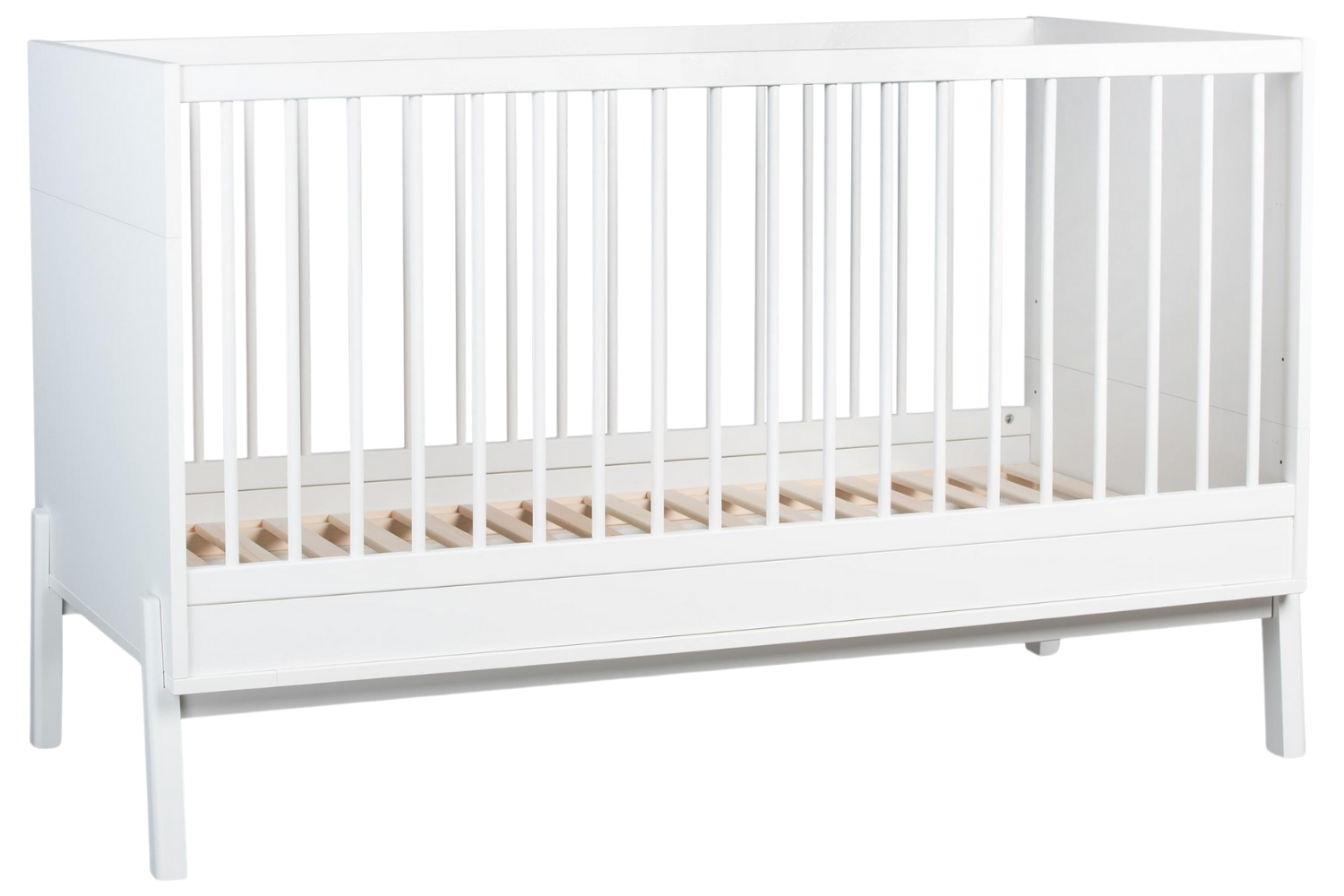 Krémově bílá dětská rostoucí postýlka Quax Ashi 70 x 140 cm Quax
