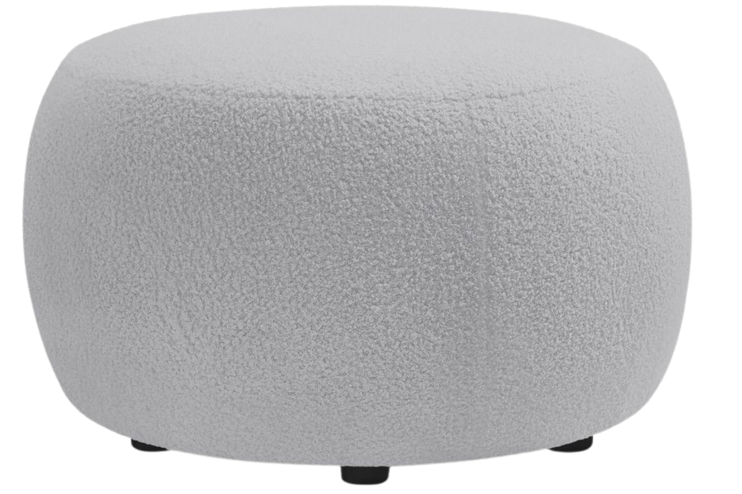 Bobochic Paris Světle šedá bouclé podnožka Envy 69 cm Bobochic Paris