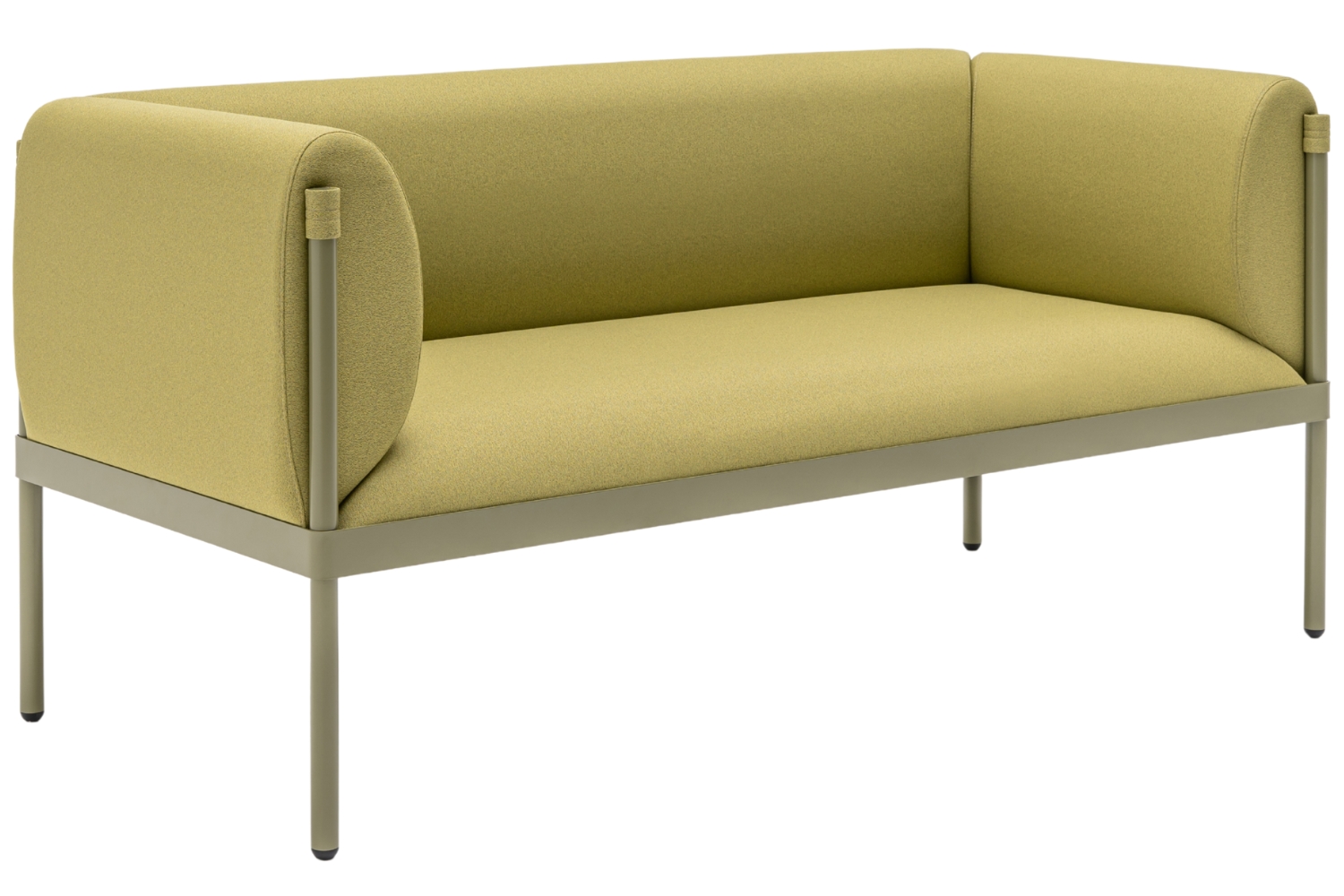 MDD Olivově zelená dvoumístná pohovka Stilt 163 cm MDD