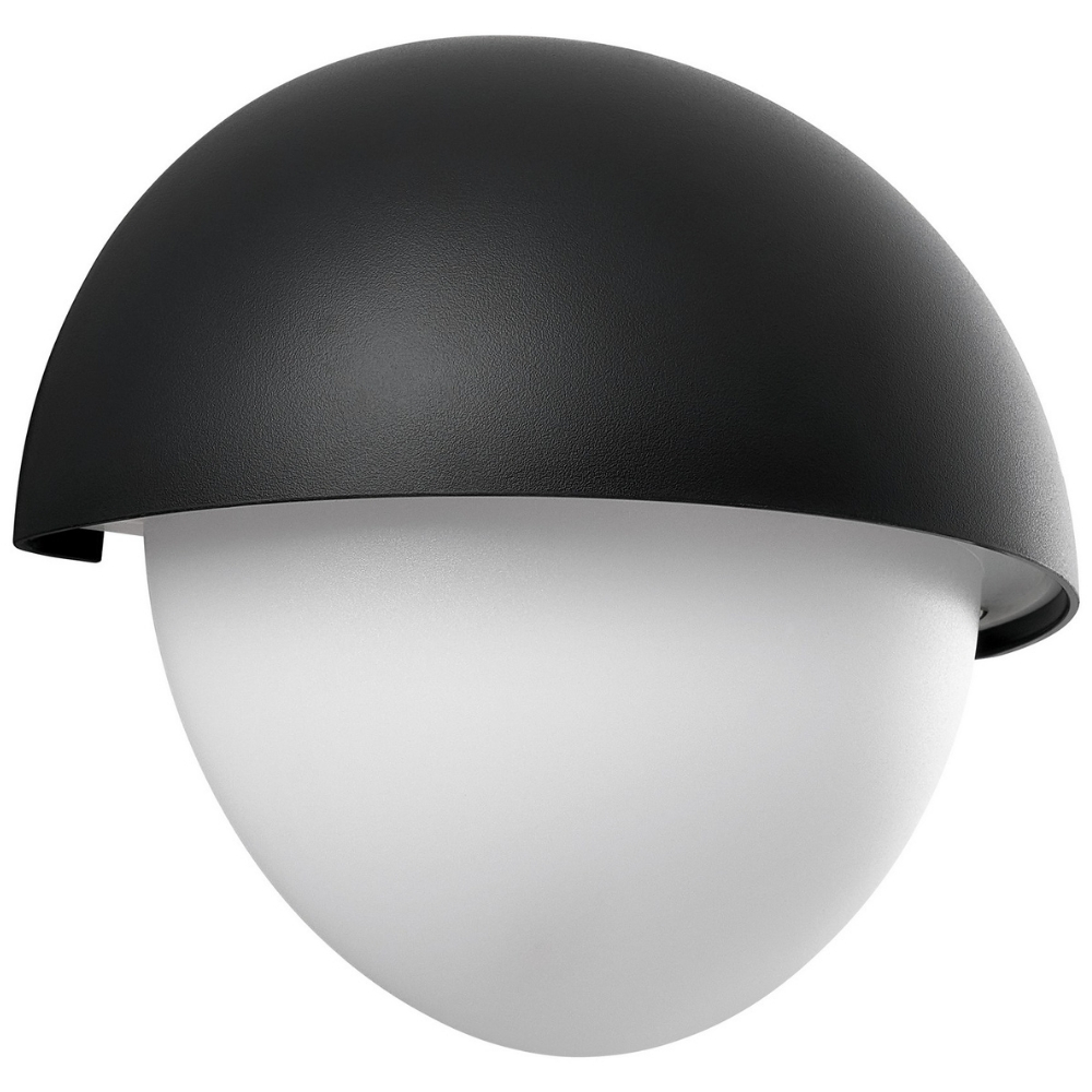 Nordlux Černé venkovní nástěnné světlo Scorpius Maxi Round Nordlux