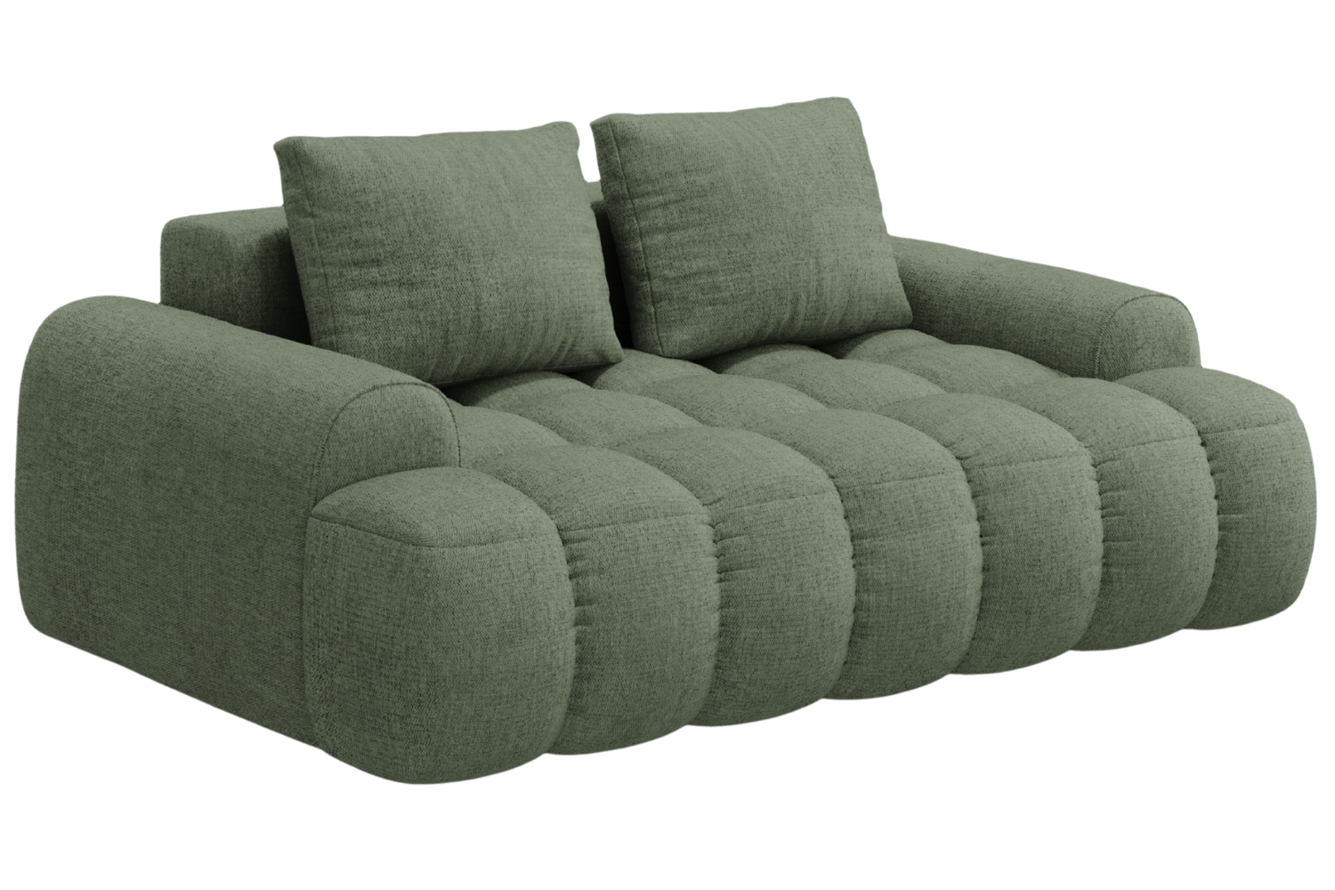 Cosmopolitan Design Zelená dvoumístná pohovka Linz 175 cm Cosmopolitan Design