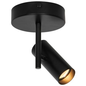 Nordlux Čern&eacute; kovov&eacute; bodov&eacute; světlo Jerome Nordlux