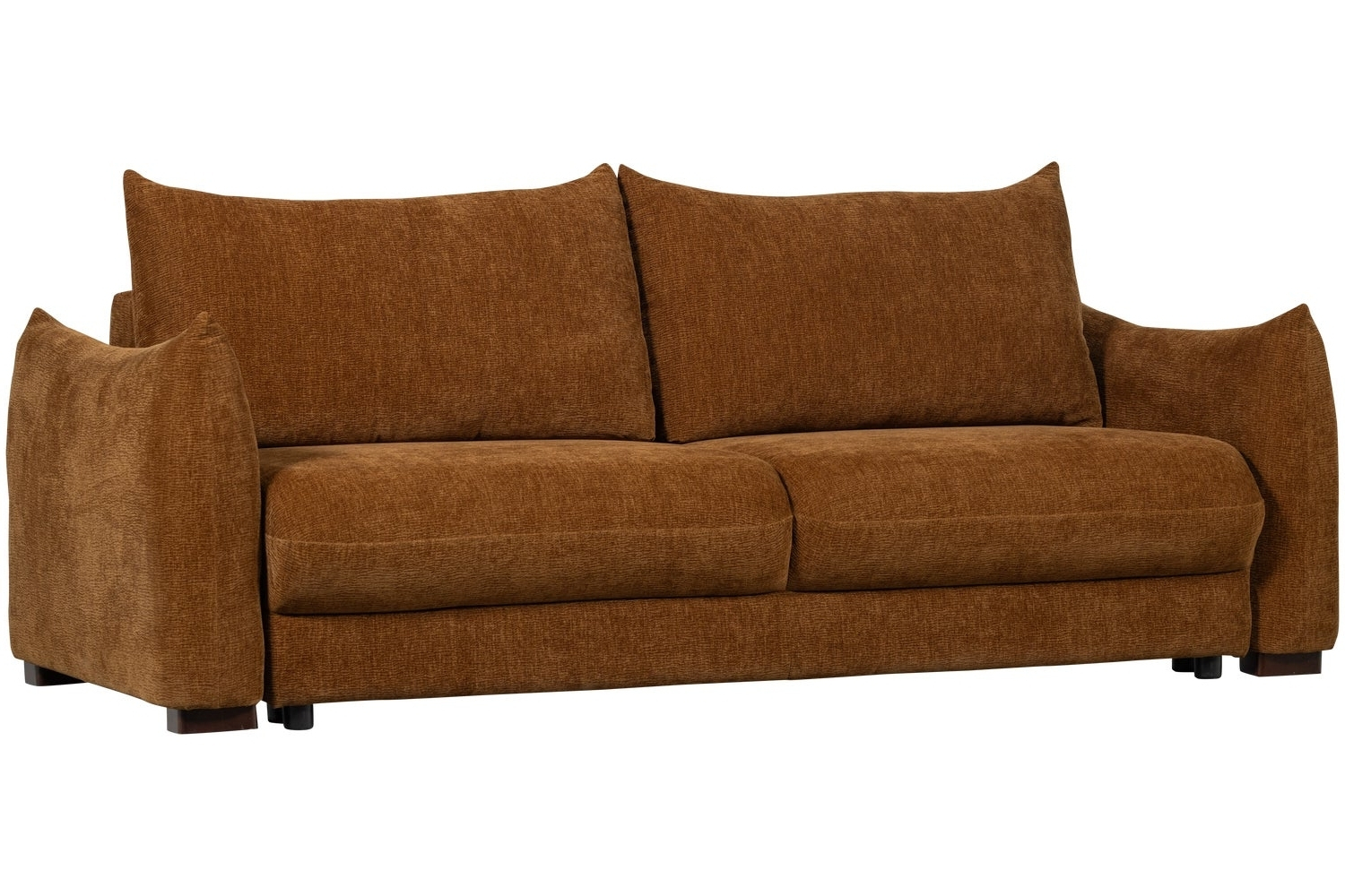 WOOOD Hnědá rozkládací pohovka Jonne 233 cm WOOOD