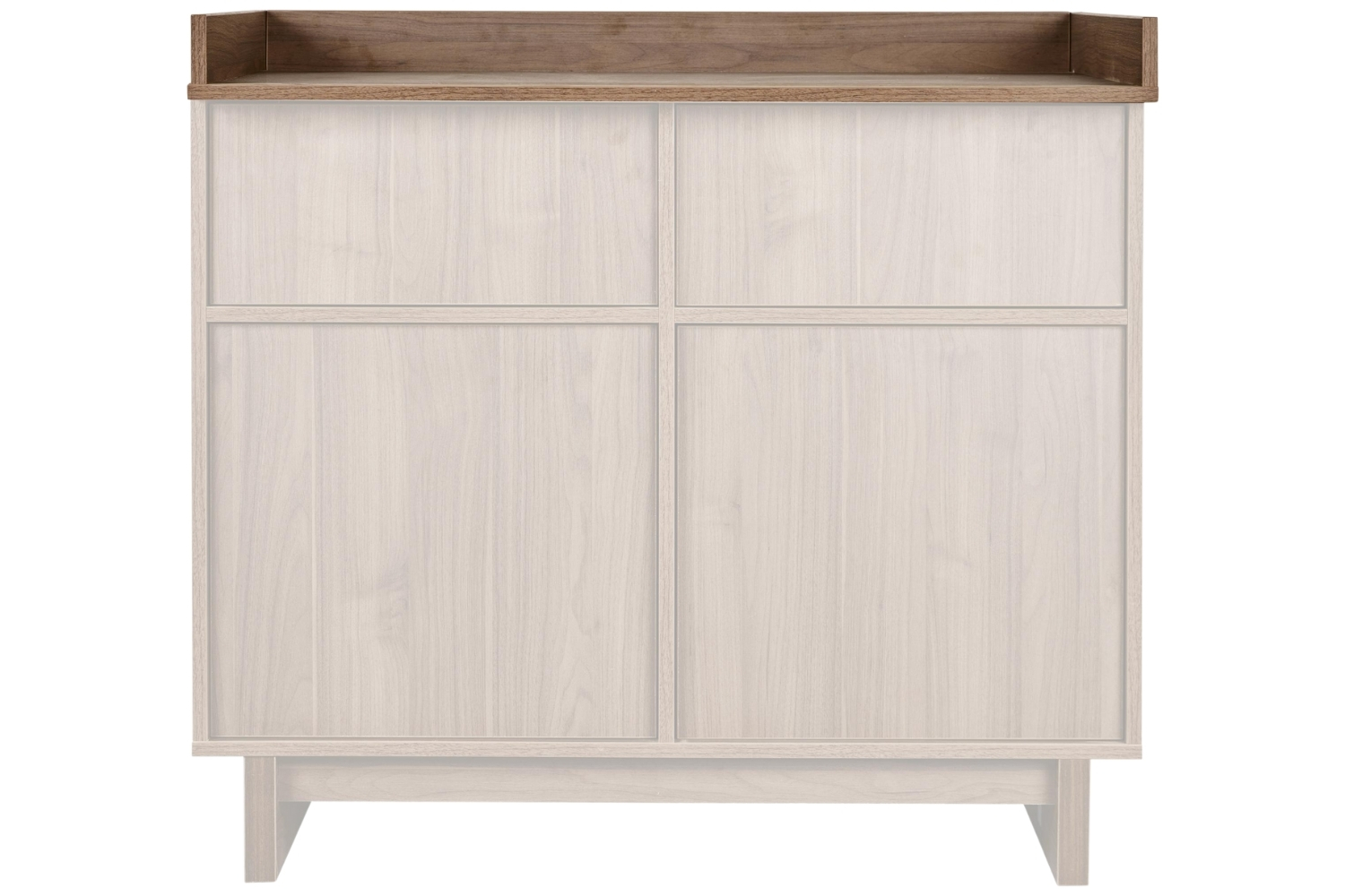 Hnědá nástavba pro přebalovací komodu Quax Kyo Quax