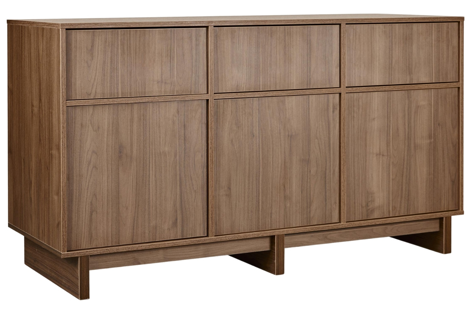 Hnědá dřevěná přebalovací komoda Quax Kyo Quax