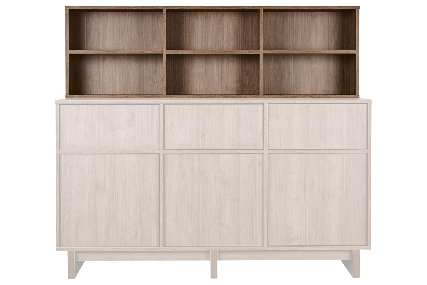 Hnědá modulární police Quax Kyo Quax