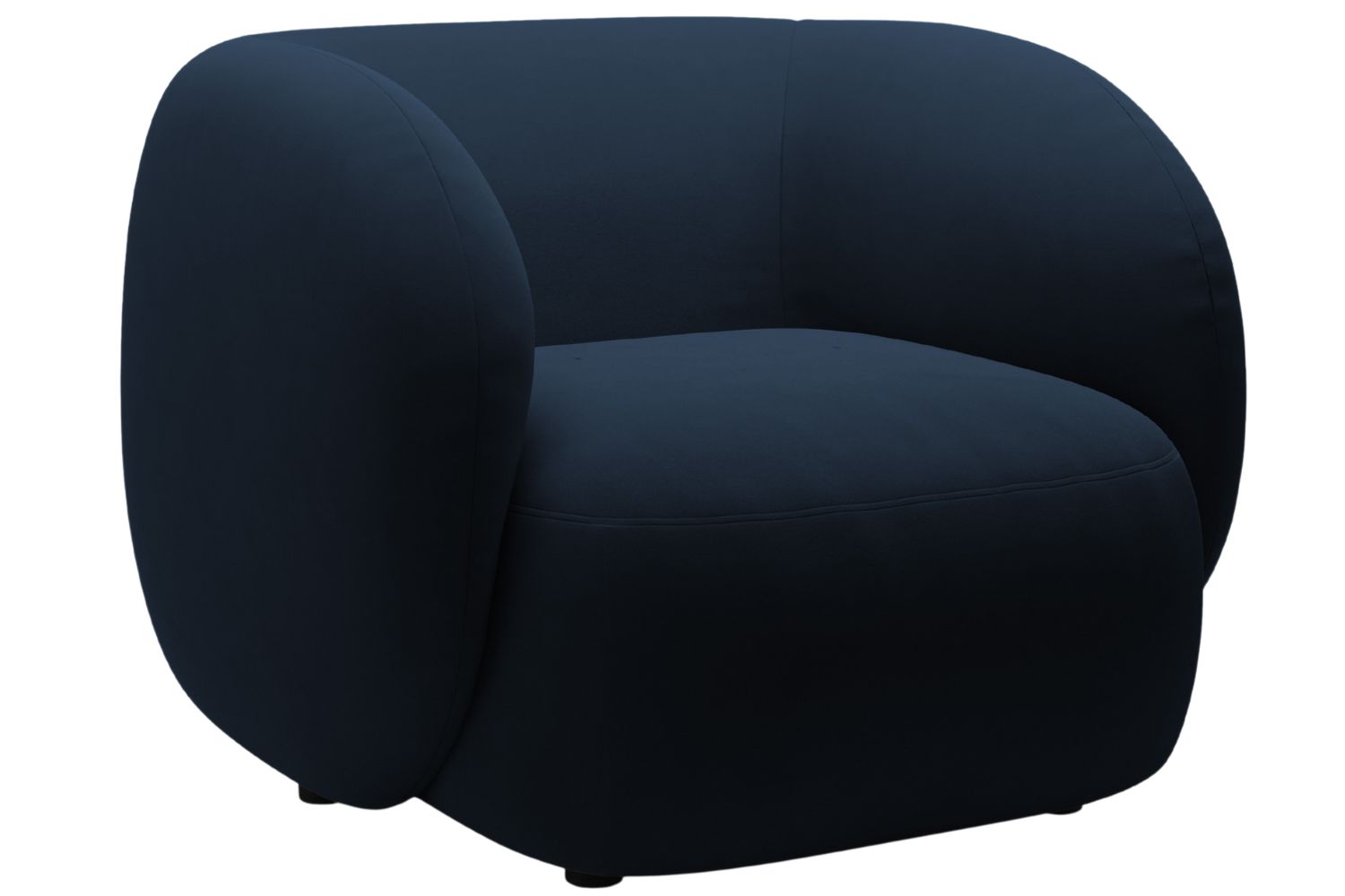 Micadoni Královsky modré sametové křeslo Kate Micadoni