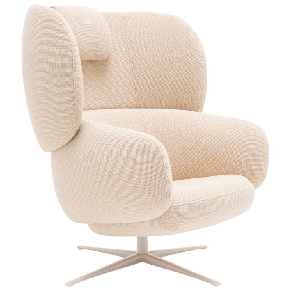 MDD Světle béžové otočné křeslo Grand Grace MDD