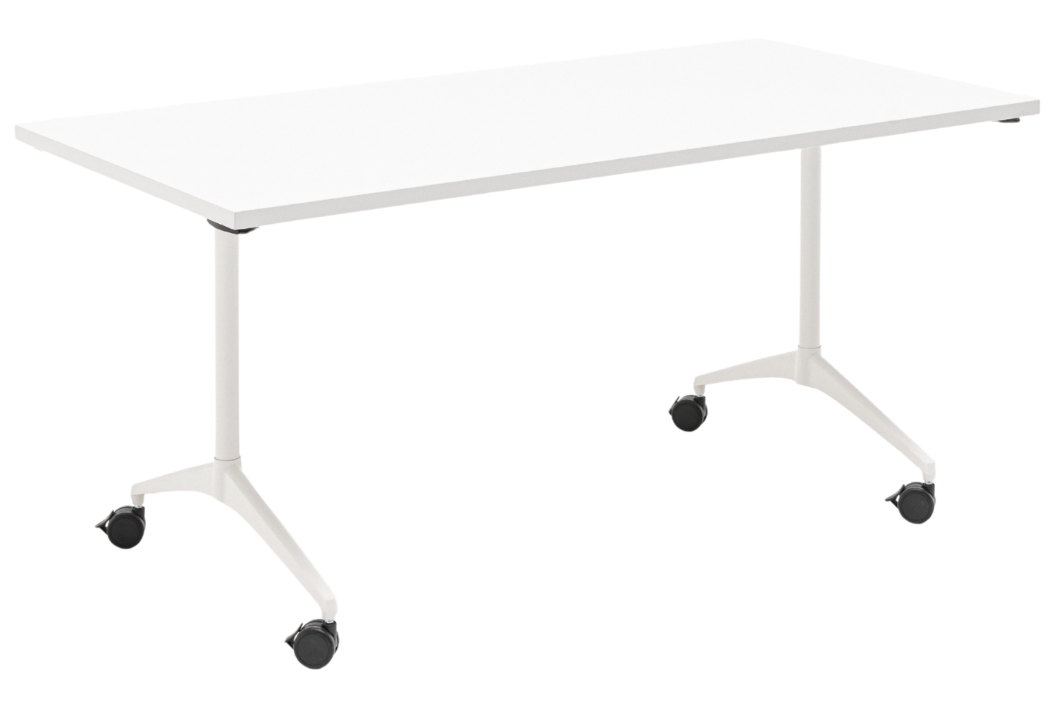 MDD Bílý skládací pracovní stůl Revi 140 x 70 cm MDD