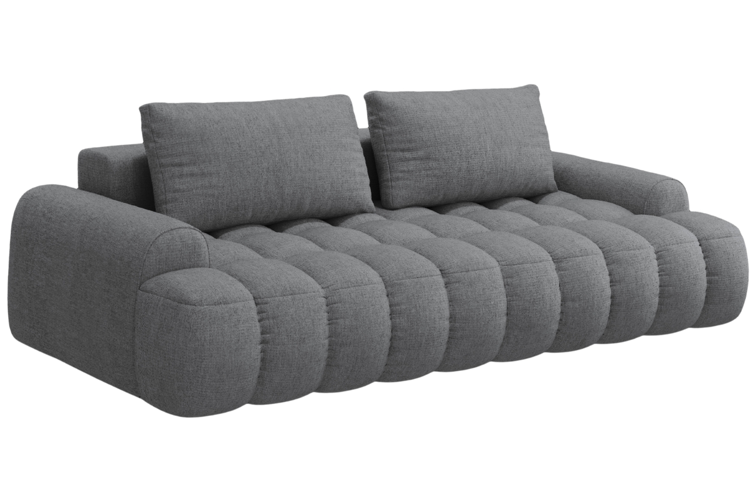 Cosmopolitan Design Šedá rozkládací pohovka Linz 250 cm Cosmopolitan Design