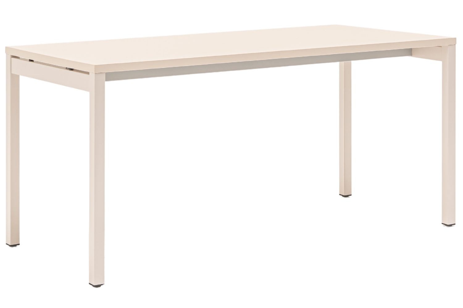 MDD Dřevěný pracovní stůl Ogi Y 140 x 60 cm s bílou podnoží MDD