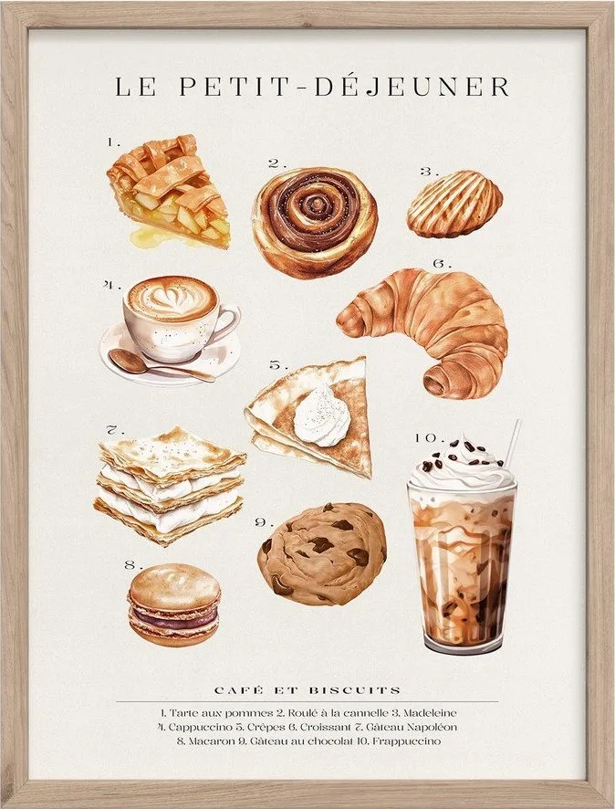 Obraz 30x40 cm Petit Dejeuner – Styler