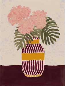 Obraz 60x80 cm Striped Vase &ndash; Styler Styler