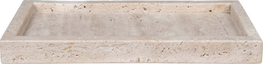 Kamenný dekorační tác 15x30,5 cm Travertine – House Nordic