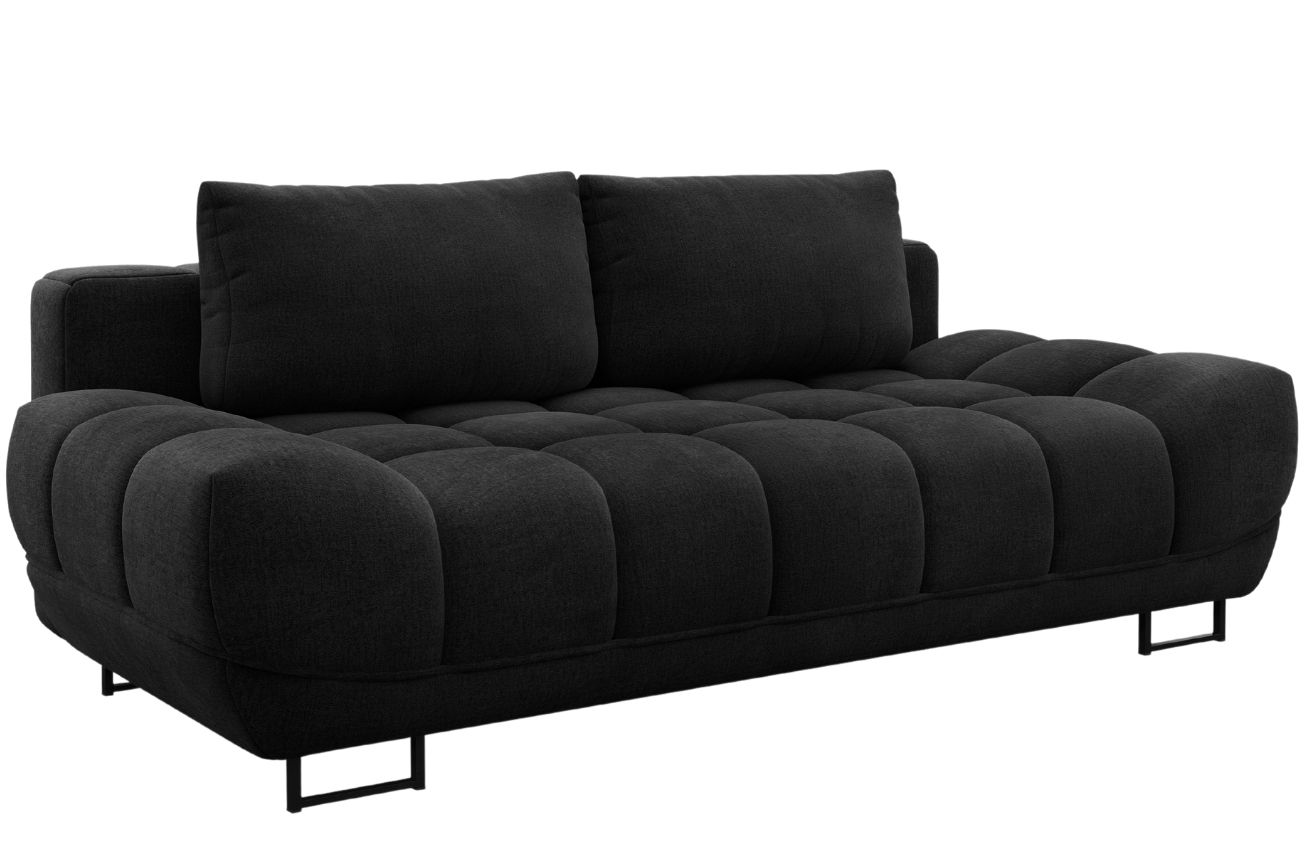 Windsor & Co Černá rozkládací pohovka Cirrus 215 cm Windsor & Co