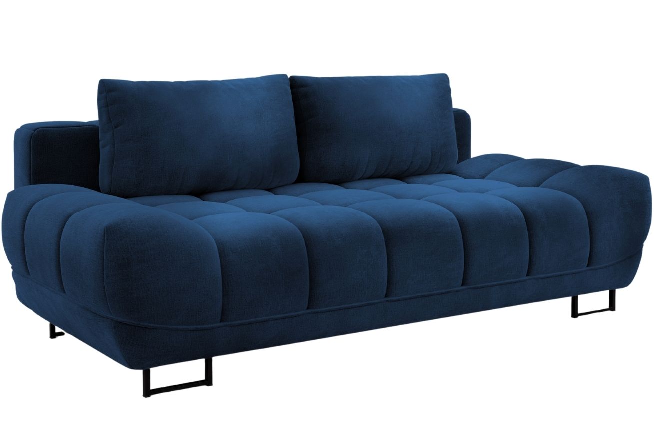 Windsor & Co Královsky modrá sametová rozkládací pohovka Cirrus 215 cm Windsor & Co