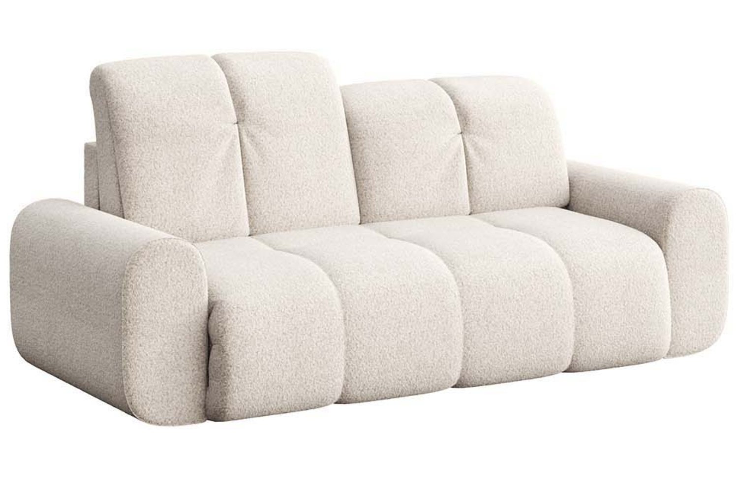 Devichy Béžová bouclé dvoumístná pohovka Tous 210 cm Devichy