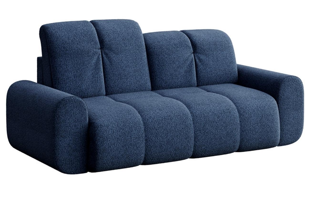 Devichy Tmavě modrá bouclé dvoumístná pohovka Tous 210 cm Devichy