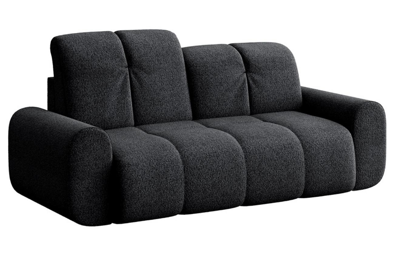 Devichy Antracitově šedá bouclé dvoumístná pohovka Tous 210 cm Devichy