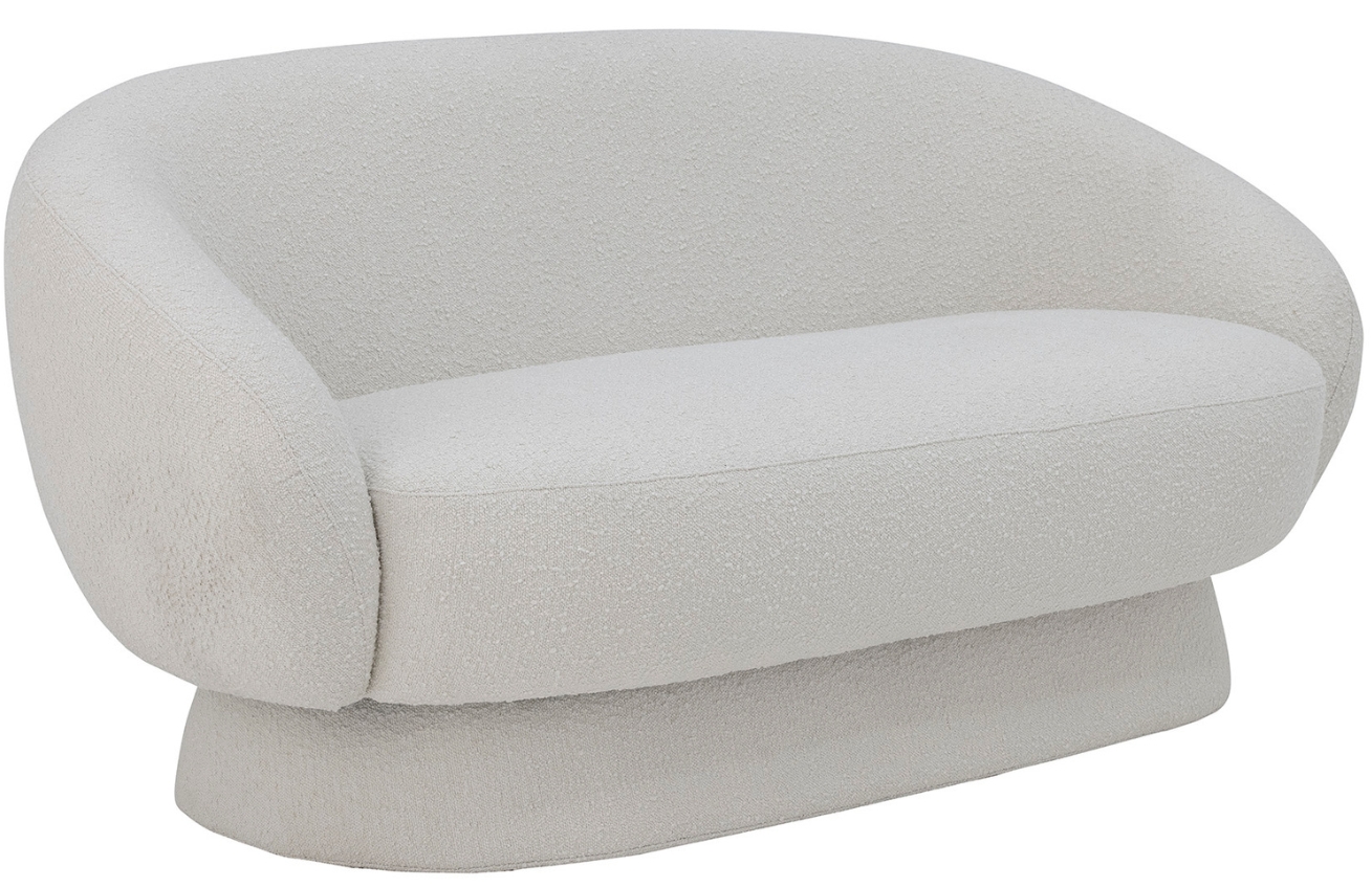 Bloomingville Bílá dvoumístná pohovka Ted 160 cm Bloomingville