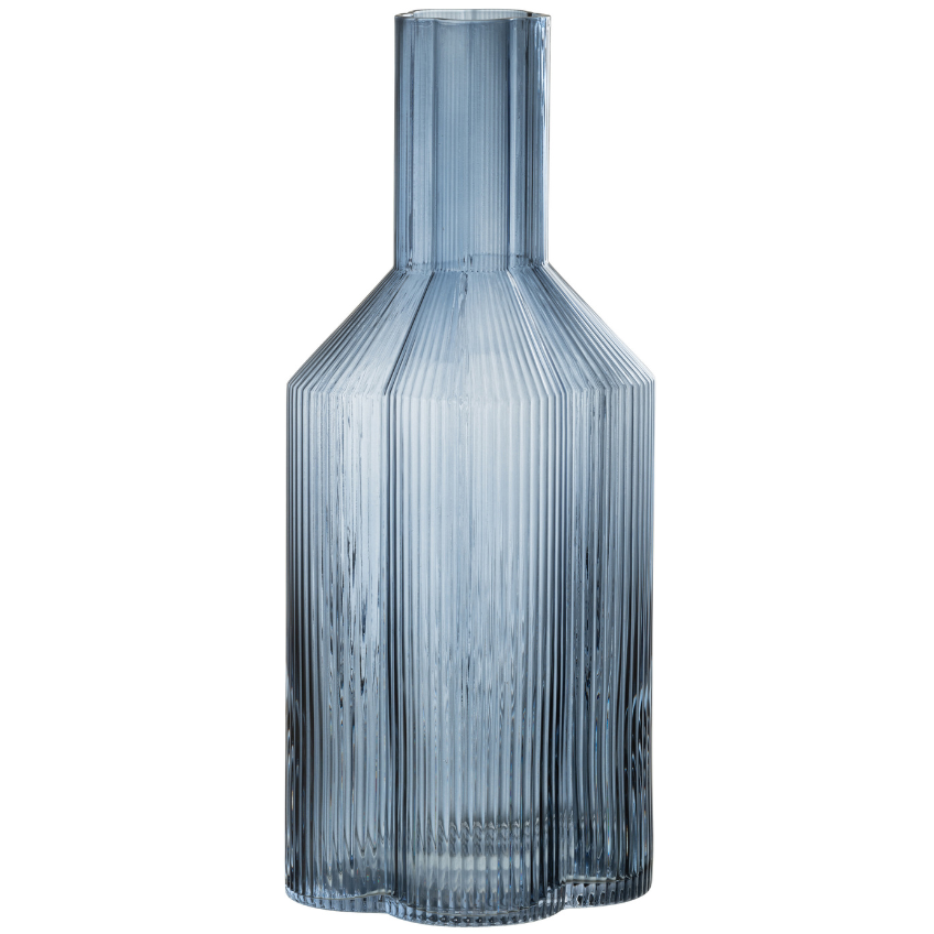 Modrá skleněná karafa J-line Froh 1350 ml J-line