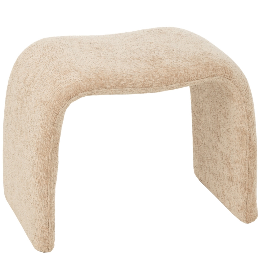 Béžová čalouněná stolička J-line Naute 46 cm J-line