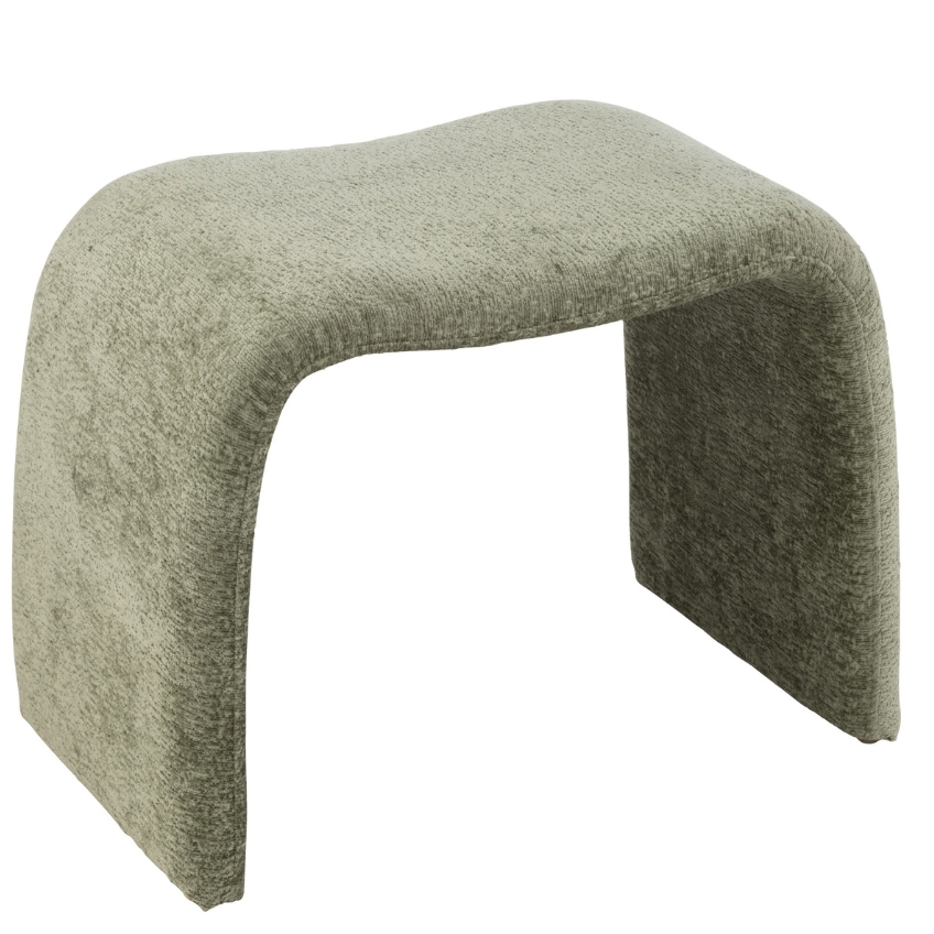 Zelená čalouněná stolička J-line Naute 46 cm J-line