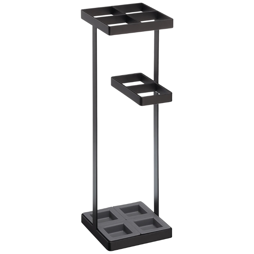 Černý kovový stojan na deštníky Yamazaki Tower YAMAZAKI