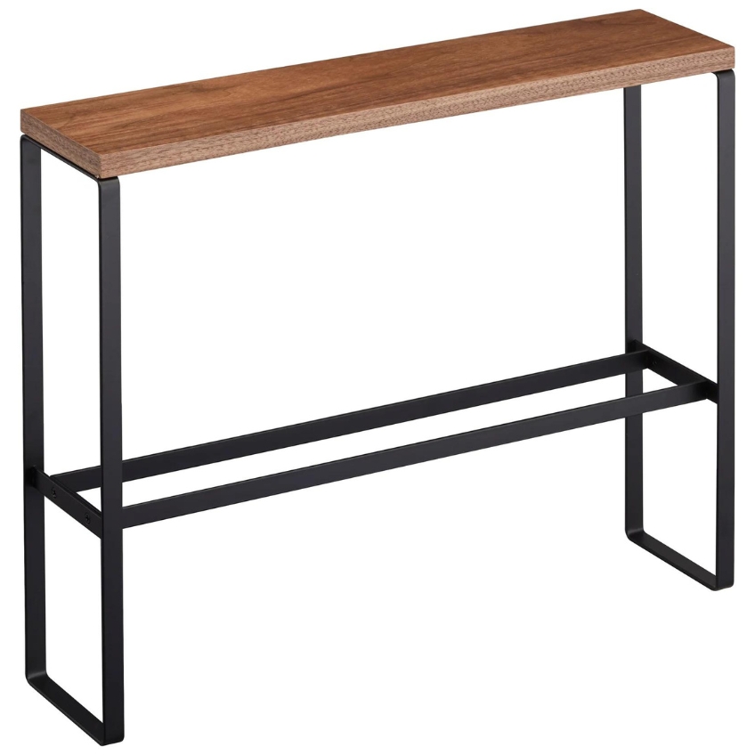 Černý kovový stojan Yamazaki Tower 50 x 12 cm YAMAZAKI